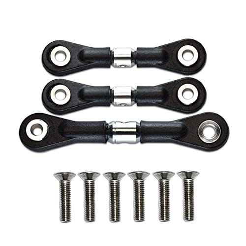 Blmirror 3 Lenkstange Servostange für TT-02 TT-02T TT02 TT02T 1/10 RC Auto Upgrade Teile ZubehöR, Silber Blmirror 3 Lenkstange Servostange für TT-02 TT-02T TT02 TT02T 1/10 RC Auto Upgrade Teile ZubehöR, Silber von Blmirror