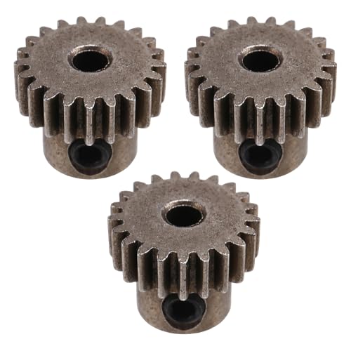 Blmirror 3 STK 3,175 mm Welle Stahl Ritzel Motorgetriebe 32DP 48DP 64DP M0.6 für 1/10 1/8 RC Auto 3650 3660 Teile 21T Blmirror 3 STK 3,175 mm Welle Stahl Ritzel Motorgetriebe 32DP 48DP 64DP M0.6 für 1/10 1/8 RC Auto 3650 3660 Teile 21T von Blmirror