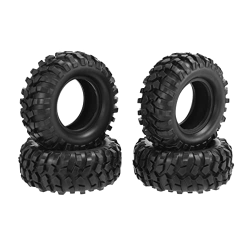 Blmirror 4 StüCk 1,9 Gummi Reifen 1,9 Radreifen 96X40MM für 1/10 RC Crawler TRX4 Axial SCX10 III AXI03007 90046 von Blmirror