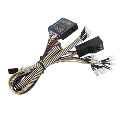 Blmirror Beleuchtungssystem-Kit, Simulationskontrollleuchte, Bremslicht, RC-Auto-Licht-Kit für 1/10 1/8 Modell RC-Auto-Upgrade-Teile Blmirror Beleuchtungssystem-Kit, Simulationskontrollleuchte, Bremslicht, RC-Auto-Licht-Kit für 1/10 1/8 Modell RC-Auto-Upgrade-Teile von Blmirror