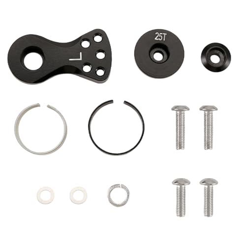 Blmirror Metall 25T Verstellbarer Servo Saver Arm Horn für -4 für Axial SCX10 1/10 RC Autos Hubschrauber Modell Boot Upgrade Teile, L, A Blmirror Metall 25T Verstellbarer Servo Saver Arm Horn für -4 für Axial SCX10 1/10 RC Autos Hubschrauber Modell Boot Upgrade Teile, L, A von Blmirror