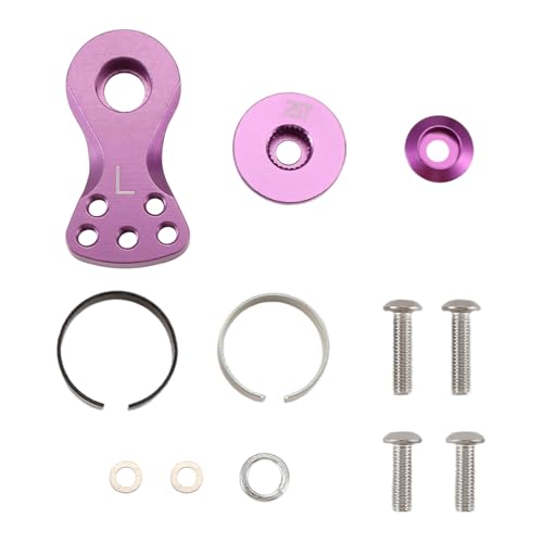 Blmirror Metall 25T Verstellbarer Servo Saver Arm Horn für -4 für Axial SCX10 1/10 RC Autos Hubschrauber Modell Boot Upgrade Teile, L, B Blmirror Metall 25T Verstellbarer Servo Saver Arm Horn für -4 für Axial SCX10 1/10 RC Autos Hubschrauber Modell Boot Upgrade Teile, L, B von Blmirror