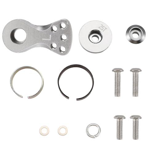 Blmirror Metall 25T Verstellbarer Servo Saver Arm Horn für -4 für Axial SCX10 1/10 RC Autos Hubschrauber Modell Boot Upgrade Teile, L, C Blmirror Metall 25T Verstellbarer Servo Saver Arm Horn für -4 für Axial SCX10 1/10 RC Autos Hubschrauber Modell Boot Upgrade Teile, L, C von Blmirror