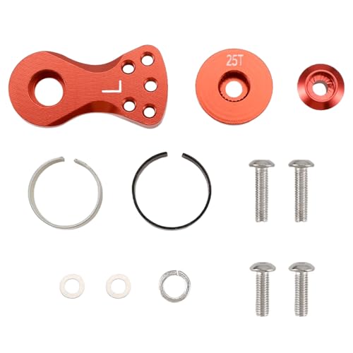 Blmirror Metall 25T Verstellbarer Servo Saver Arm Horn für -4 für Axial SCX10 1/10 RC Autos Hubschrauber Modell Boot Upgrade Teile, L, D Blmirror Metall 25T Verstellbarer Servo Saver Arm Horn für -4 für Axial SCX10 1/10 RC Autos Hubschrauber Modell Boot Upgrade Teile, L, D von Blmirror