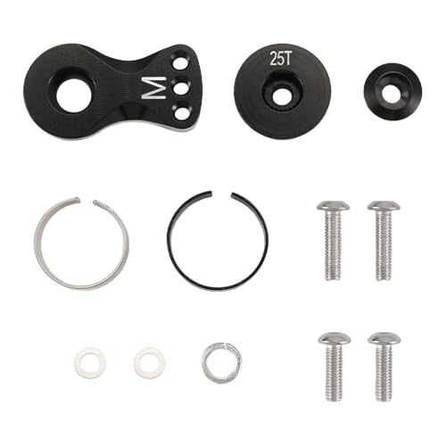 Blmirror Metall 25T Verstellbarer Servo Saver Arm Horn für -4 für Axial SCX10 1/10 RC Autos Hubschrauber Modell Boot Upgrade Teile, M, A Blmirror Metall 25T Verstellbarer Servo Saver Arm Horn für -4 für Axial SCX10 1/10 RC Autos Hubschrauber Modell Boot Upgrade Teile, M, A von Blmirror