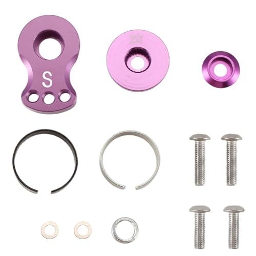 Blmirror Metall 25T Verstellbarer Servo Saver Arm Horn für -4 für Axial SCX10 1/10 RC Autos Hubschrauber Modell Boot Upgrade Teile, S, B Blmirror Metall 25T Verstellbarer Servo Saver Arm Horn für -4 für Axial SCX10 1/10 RC Autos Hubschrauber Modell Boot Upgrade Teile, S, B von Blmirror