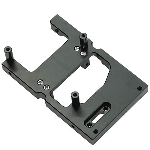 Blmirror Rc Auto Metall Lenkung Servo Warenhaus Feste Halterung für B14 B24 C14 C24 Q65 Mn D90 D99S Mn45, Schwarz von Blmirror