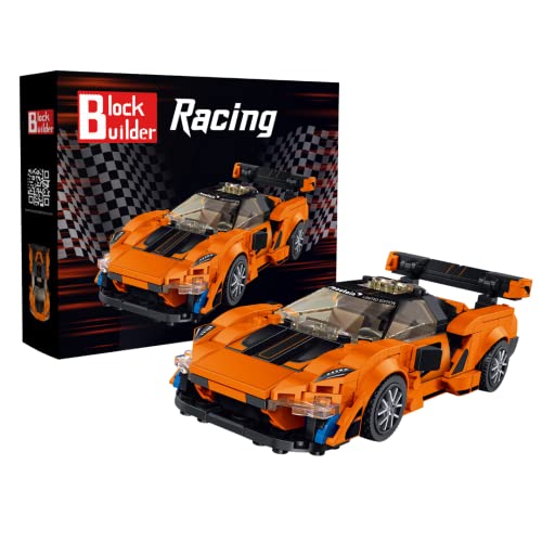 Block Builder McLaren Senna Rennwagen Baustein-Set (359 Teile). Rennwagen-Bausteine für Kinder und Erwachsene. von Block Builder