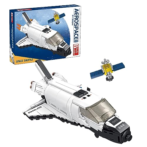 Block Builder Space Shuttle Baustein-Set (352 Teile) Bausteinserie im Weltraum für Kinder und Erwachsene von Block Builder