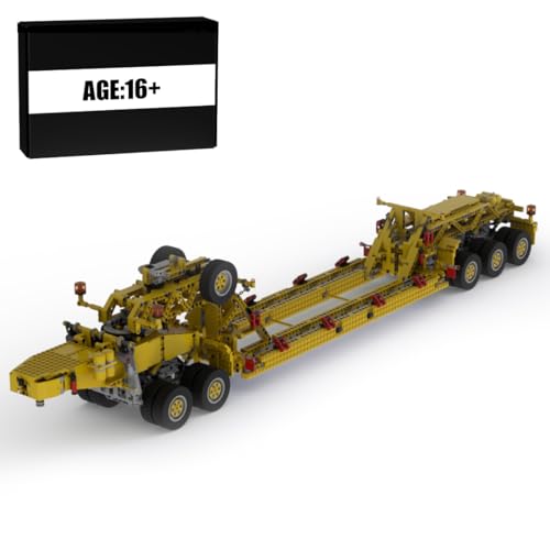 BlocteckToy Klemmbausteine Technik Abschleppwagen, 2407 Teile Mit gefedertem Palettenwagen Baufahrzeuge Modell für Technikbegeisterte, MOC-41089 von BlocteckToy