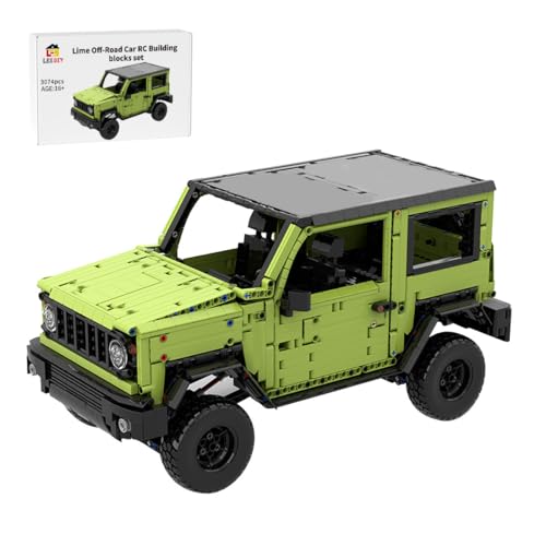 BlocteckToy MOC Klemmbausteine 1/10 Maßstab Jim-ny Geländewagen - 3074 Teile, MOC-176545 von BlocteckToy