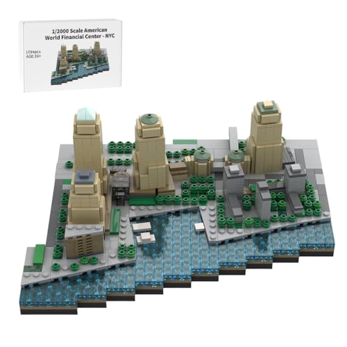BlocteckToy MOC Klemmbausteine Finanzviertels Gebäude, 1094 Teile Gebäude im amerikanischen Finanzviertel Bausatz im Maßstab 1:2000, Ideale Sammlerstücke und Geschenke für Enthusiasten, MOC-156806 BlocteckToy MOC Klemmbausteine Finanzviertels Gebäude, 1094 Teile Gebäude im amerikanischen Finanzviertel Bausatz im Maßstab 1:2000, Ideale Sammlerstücke und Geschenke für Enthusiasten, MOC-156806 von BlocteckToy
