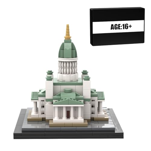 BlocteckToy MOC Klemmbausteine Finnland Helsinki Kathedrale Modell, 276 Teile Architecture Straßenszene Haus Modulare Gebäude Set, MOC-191359 BlocteckToy MOC Klemmbausteine Finnland Helsinki Kathedrale Modell, 276 Teile Architecture Straßenszene Haus Modulare Gebäude Set, MOC-191359 von BlocteckToy