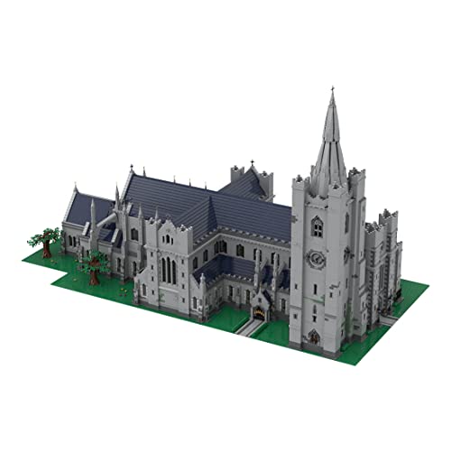 BlocteckToy MOC Klemmbausteine Ireland St. Patricks Cathedral Modell, 59878 Teile Groß Architecture Kirchen WeltberüHmtes Gebäude Set von BlocteckToy
