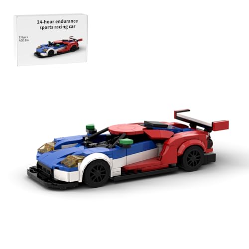 BlocteckToy MOC Klemmbausteine Modellbau Auto bausatz, 338 Teile 24-Stunden-Langstrecken-Rennwagen-Bausatz, Erwachsene und Jugendliche, MOC-215282 BlocteckToy MOC Klemmbausteine Modellbau Auto bausatz, 338 Teile 24-Stunden-Langstrecken-Rennwagen-Bausatz, Erwachsene und Jugendliche, MOC-215282 von BlocteckToy