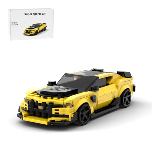 BlocteckToy MOC Klemmbausteine Modellbau Auto bausatz, 351 Teile Supersportwagen-Bausatz, Erwachsene und Jugendliche, MOC-186862 BlocteckToy MOC Klemmbausteine Modellbau Auto bausatz, 351 Teile Supersportwagen-Bausatz, Erwachsene und Jugendliche, MOC-186862 von BlocteckToy