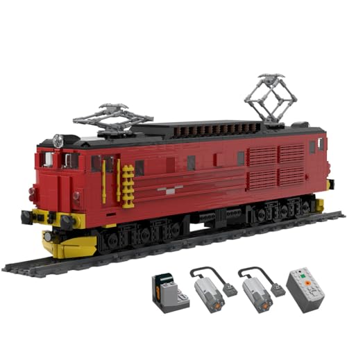 BlocteckToy MOC Klemmbausteine Technik Zug Set, 2235 Teile Drehgestell-Lokomotive Zug Modell Bausteine mit Schienen und Motoren Montage Bauspielzeug, Geschenk für Erwachsene und Jungen von BlocteckToy