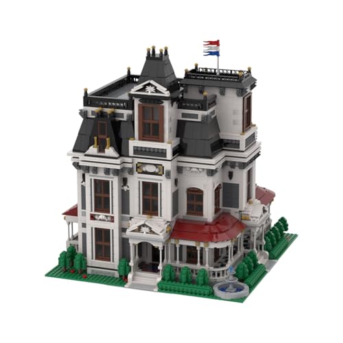 BlocteckToy MOC Klemmbausteine Viktorianisches Gartenhaus Modell, 6998 Teile Groß Architecture Großer Bolivianischer Stil Haus Modulare Gebäude Set von BlocteckToy