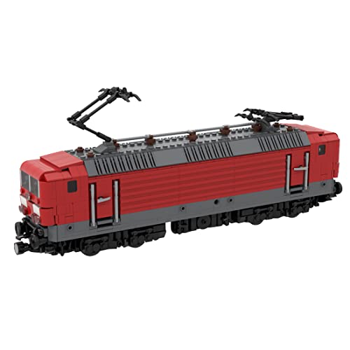 BlocteckToy Technik Zug Klemmbausteine Set, 1075 Teile Br 243 Zug Modell Montage Bauspielzeug, Geschenk für Erwachsene und Jungen, MOC-56615 von BlocteckToy