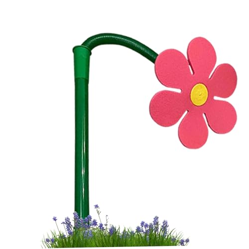 Blogiiup Gartensprinkler, Blumensprinkler für große Flächen niedliche Gartensprinkler tanzende Blumensprinkler mit Wasserrohr -Anpassung für Garten, die Kinder Spielen, Kinder Sprinkle von Blogiiup