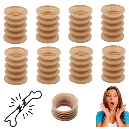 Blogiiup Neckcracker Gimmick 9pcs Lustiger Cracking Sound Trick Wiederverwendbare Plastikstreich für Komödie, Nahaufnahme, Clown, Halloween, Halloween-Requisiten von Blogiiup