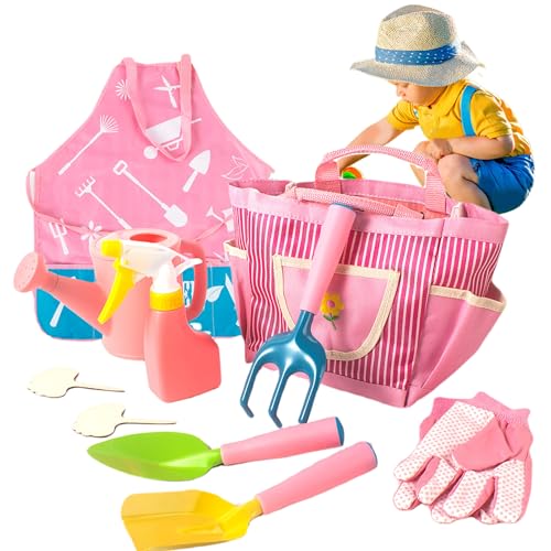 Blogiiup Gartenwerkzeuge für Kinder, 10pcs/Set Kids Gardening -Werkzeuge Buntes Kids Gardening Set mit Rechen, Schaufel, Bewässerung, Schürze, DIY Toddler Gartenset für Kinder, Kleinkind Gartenset Blogiiup Gartenwerkzeuge für Kinder, 10pcs/Set Kids Gardening -Werkzeuge Buntes Kids Gardening Set mit Rechen, Schaufel, Bewässerung, Schürze, DIY Toddler Gartenset für Kinder, Kleinkind Gartenset von Blogiiup