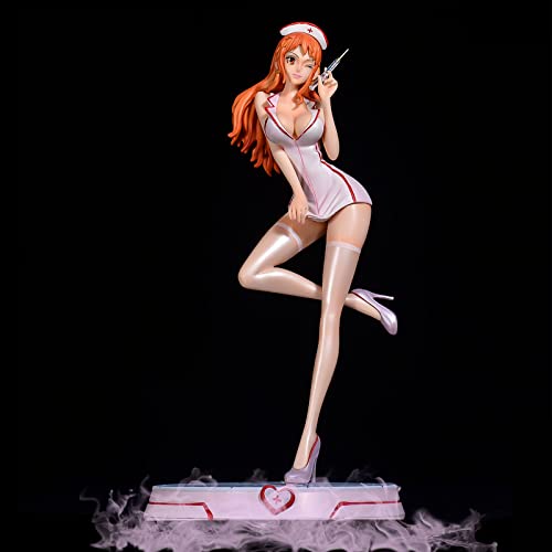 BloodSupply Nami PVC Actionfigur One Piec3 GK World Figur Anime Model Figur Cos Play Nurse Uniform für die Hobbysammlung von BloodSupply