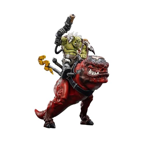 JoyToy Bloomage Tech Warhammer 40.000 Orks Squighog Nob On Smasha Squig 1/18 Figur (Netz) von JoyToy