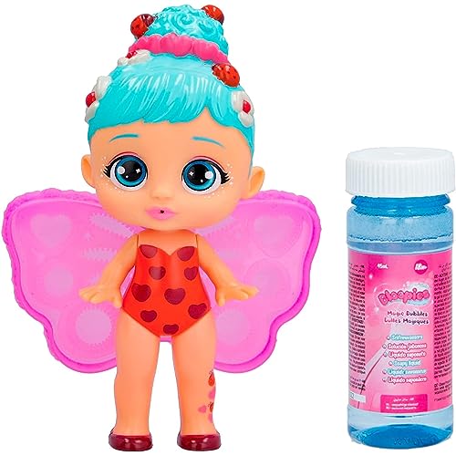 BLOOPIES Magic Bubbles Valeria | Feenpuppe zum Sammeln, spritzt Wasser und Macht mit ihren Flügeln magische Seifenblasen – Bade- und Wasserspielzeug für Mädchen und Jungen von Bloopies