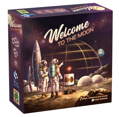 Welcome to the Moon Blue Cocker Gesellschaftsspiel – Ankreuzspiel – Roll & Write von Blue Cocker