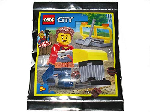 Blue Ocean Lego City Harl Hubbs mit Tamping Rammer Folien-Pack-Set 952018 (Beutel) bunt von Blue Ocean