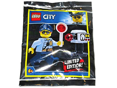 LEGO City Police Frau Minifigur Folienpackung Set 951910 (Beutel) von Blue Ocean