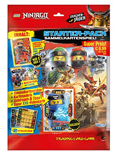 Blue Ocean Top Media 180316 - Lego Ninjago Serie IV, Starterpack, Sammelordner, 1 Booster, Limitierte Goldkarte und XXL Karte von Unbekannt