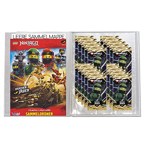 Lego Ninjago - Serie 4 Trading Cards - 1 Leere Sammelmappe + 20 Booster - Deutsch Lego Ninjago - Serie 4 Trading Cards - 1 Leere Sammelmappe + 20 Booster - Deutsch von Blue Ocean