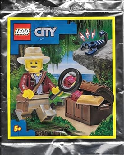 Lego City 952110 Dschungelforscher Minifiguren-Folien-Set (Beutel) von Blue Ocean