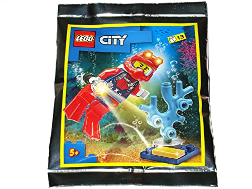 LEGO City 952012 Tiefseetaucher-Minifiguren-Folienpack-Set (Beutel) von Blue Ocean