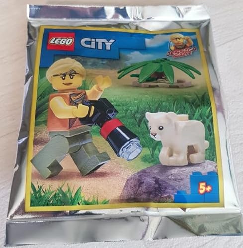 LEGO City Jessica Sharpe Minifigur und Baby Lion Foil Pack Set 952112 (Beutel) von Blue Ocean