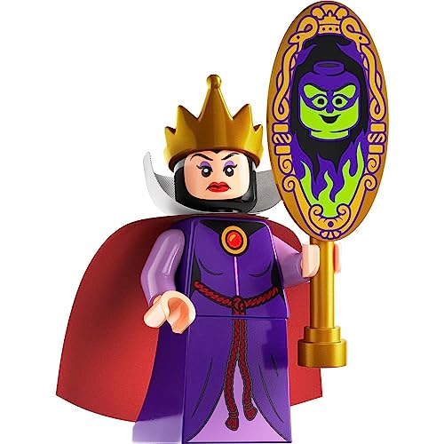 LEGO Minifiguren Disney 100 - Wähle 1 aus 18 verschiedenen Figuren 71038 (Böse Königin mit magischem Spiegel) von Blue Ocean