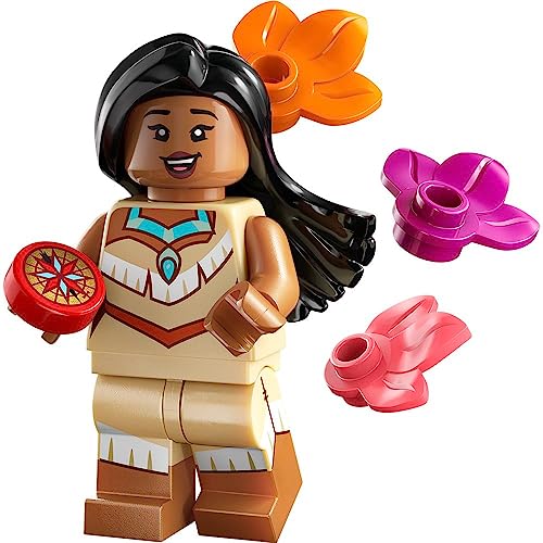 Blue Ocean LEGO Minifiguren Disney 100 - Wähle 1 von 18 verschiedenen Figuren 71038 (Pocahontas mit Kompass-Druck), klein von Blue Ocean