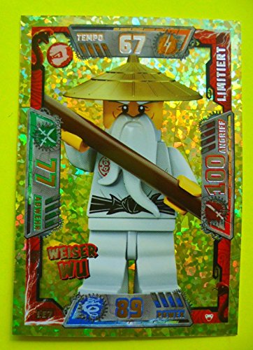 LEGO Ninjago Serie 2 Legendärer Sensei Wu Weiser Wu LE7 limitierte Auflage Trading Card Game NEU von Blue Ocean