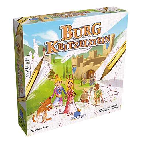 Asmodee Blue Orange BLOD0015 - Burg Kritzelstein, Kinder-Spiel, Deutsch von Blue Orange