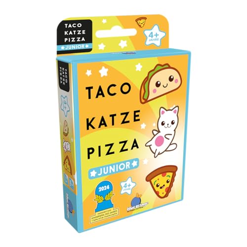 Blue Orange, Taco Katze Pizza Junior, Kinderspiel, Kartenspiel, 2-6 Spieler, Ab 4+ Jahren, 5 Minuten, Deutsch von Blue Orange