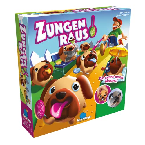 Blue Orange, Zungen Raus!, Kinderspiel, Gedächtnisspiel, 2-4 Spieler, Ab 4+ Jahren, 15 Minuten, Deutsch von Blue Orange