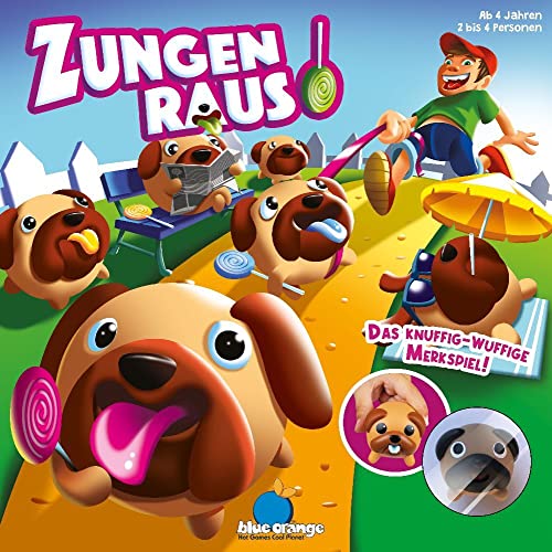 Blue Orange, Zungen Raus!, Kinderspiel, Gedächtnisspiel, 2-4 Spieler, Ab 4+ Jahren, 15 Minuten, Deutsch von Blue Orange