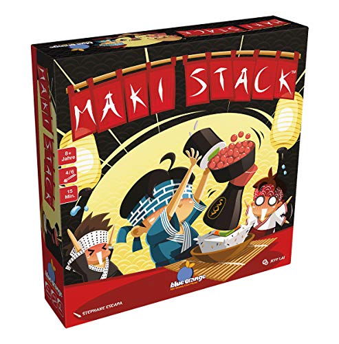 Blue Orange BLO0012 Maki Stack, Geschicklichkeits-Spiel Asmodee von Blue Orange