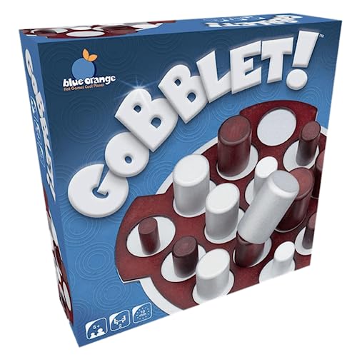 Blue Orange, Gobblet, Familienspiel, Brettspiel, 2 Spieler, Ab 7+ Jahren, 15+ Minuten, Deutsch, Mehrsprachig von Blue Orange