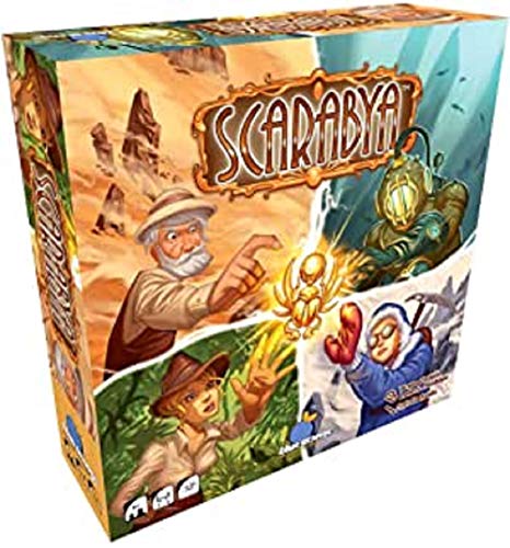 Blue Orange, Scarabya, Familienspiel, Brettspiel, 1-4 Spieler, Ab 8+ Jahren, 15+ Minuten, Deutsch, Mehrsprachig von Blue Orange