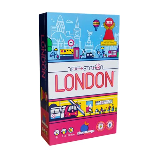 Blue Orange Games Next Station London Brettspiel - Familie oder Erwachsene Strategie Flip and Write Spiel für 1 bis 4 Spieler Empfohlen für Kinder ab 8 Jahren Spiel des Jarhes 2023 Spiel des Jahres Blue Orange Games Next Station London Brettspiel - Familie oder Erwachsene Strategie Flip and Write Spiel für 1 bis 4 Spieler Empfohlen für Kinder ab 8 Jahren Spiel des Jarhes 2023 Spiel des Jahres von Blue Orange