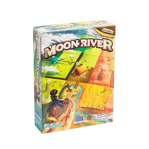 Blue Orange - Moon River – Gesellschaftsspiel und Denkspiel – Dominospiel – Ziegelspiel – ab 8 Jahren von Blue Orange