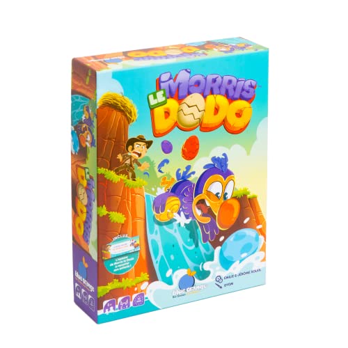 Blue Orange - Morris Le Dodo - Jeu de Plateau de Dextérité - Un Jeu d'Ambiance avec des Animaux - Jeu Multijoueurs - Jeu Drôle et Fun en Famille avec Les Enfants - À partir de 3 Ans von Blue Orange